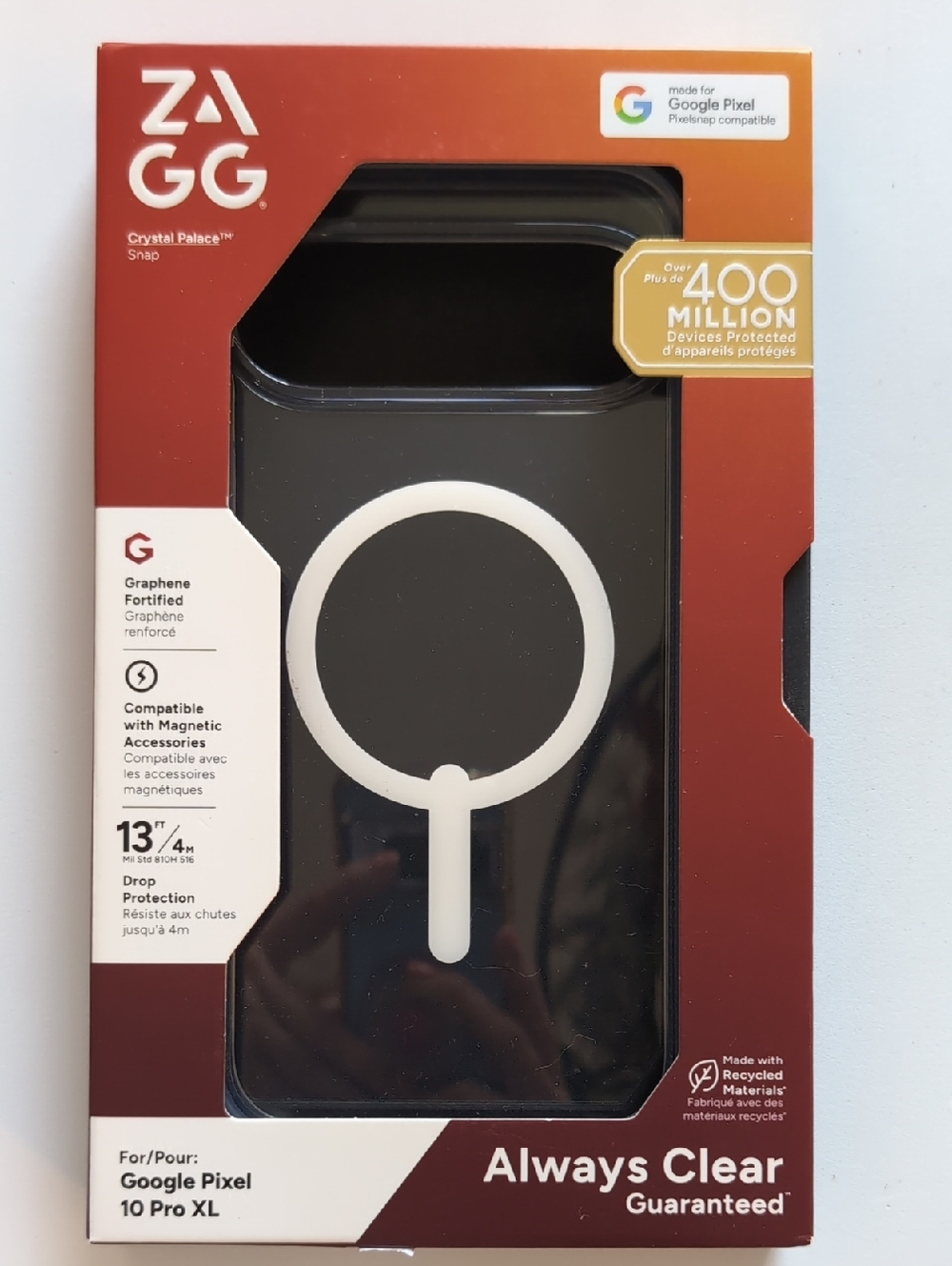 ZAGG Crystal Palace Snap Clear Case for Google Pixel 10 Pro XL
